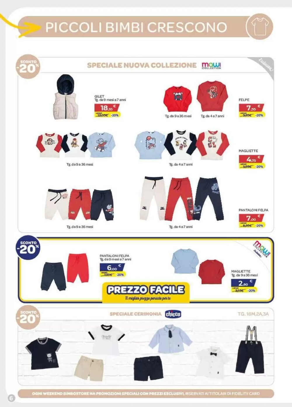 Volantino promozionale Bimbo Store  valide dal 05/03/2026 - Pagina 6.