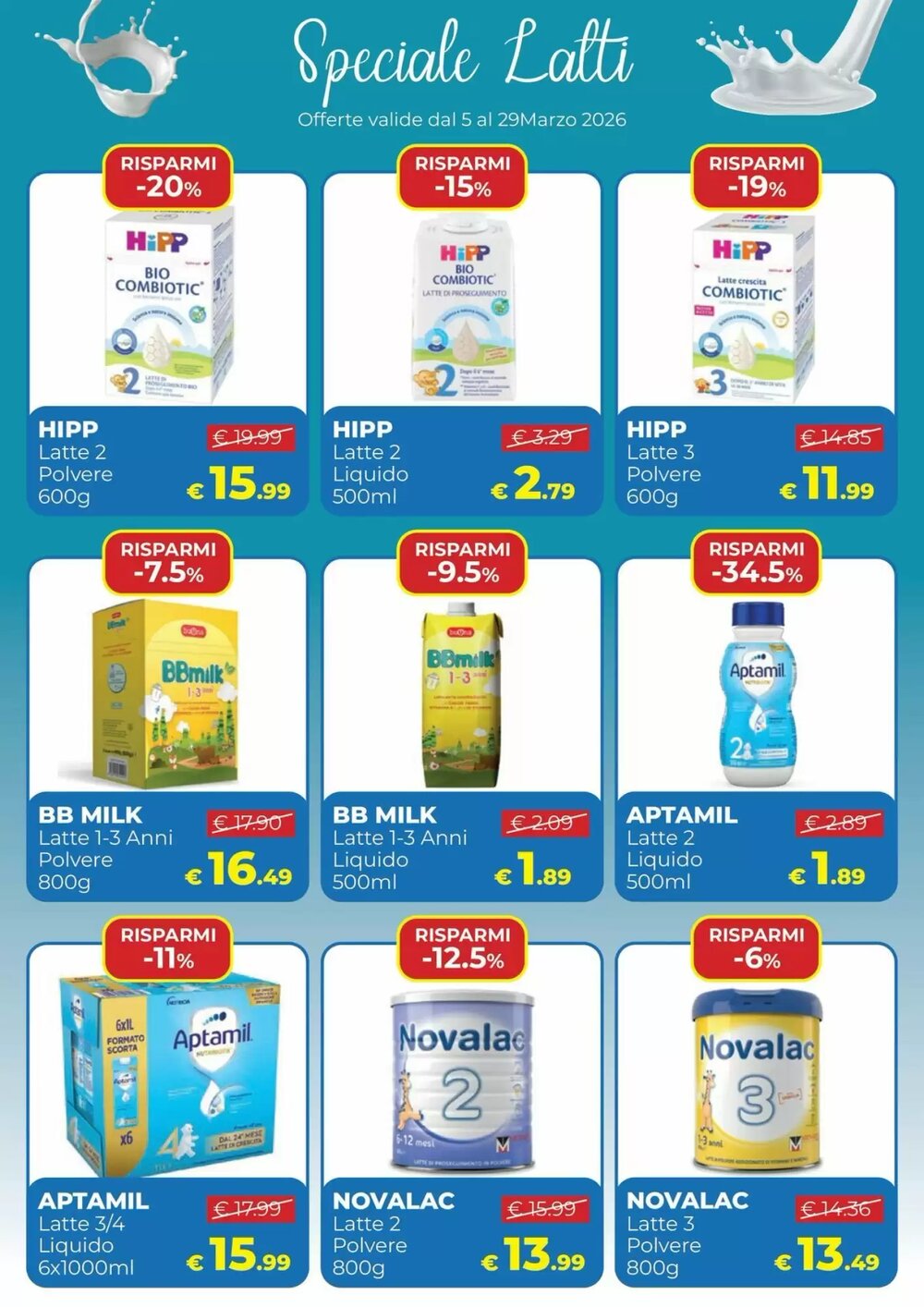 Volantino promozionale Ideal Bimbo  valide dal 05/03/2026 - Pagina 10.