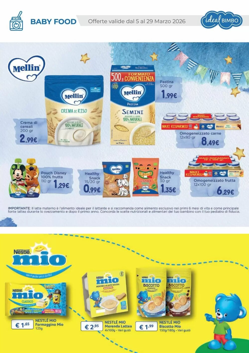 Volantino promozionale Ideal Bimbo  valide dal 05/03/2026 - Pagina 14.