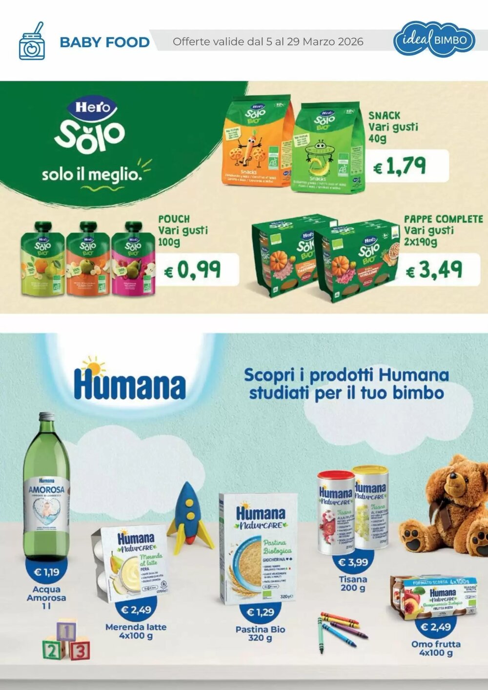 Volantino promozionale Ideal Bimbo  valide dal 05/03/2026 - Pagina 15.