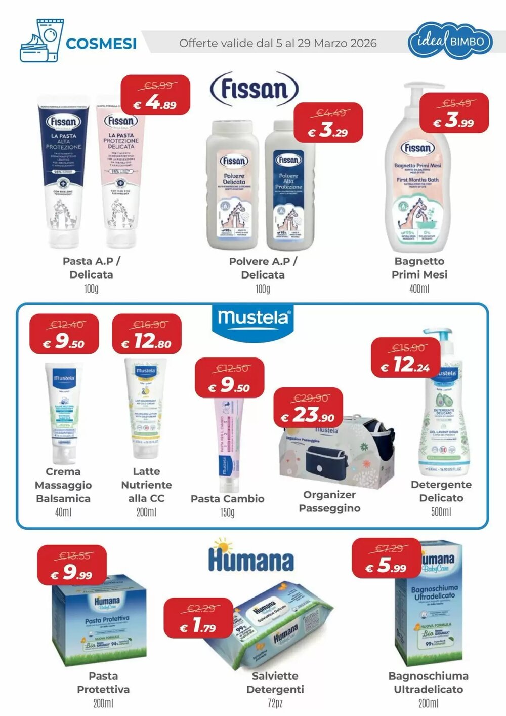 Volantino promozionale Ideal Bimbo  valide dal 05/03/2026 - Pagina 18.