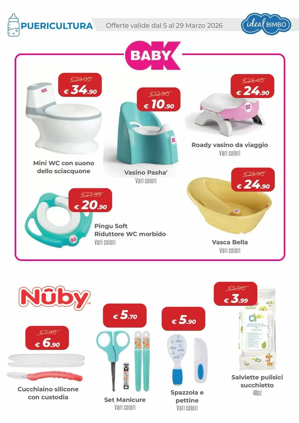 Volantino promozionale Ideal Bimbo  valide dal 05/03/2026 - Pagina 24.