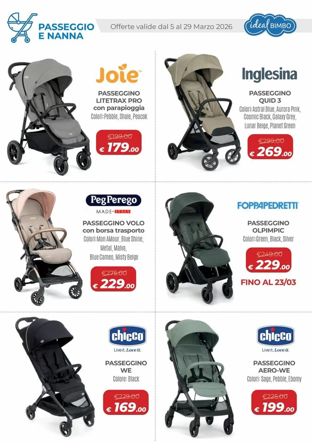 Volantino promozionale Ideal Bimbo  valide dal 05/03/2026 - Pagina 29.
