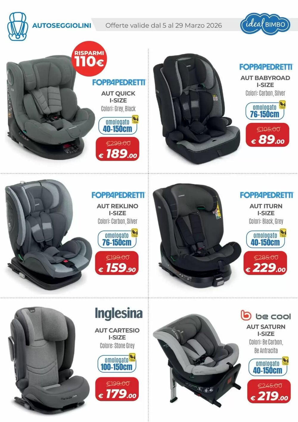 Volantino promozionale Ideal Bimbo  valide dal 05/03/2026 - Pagina 34.