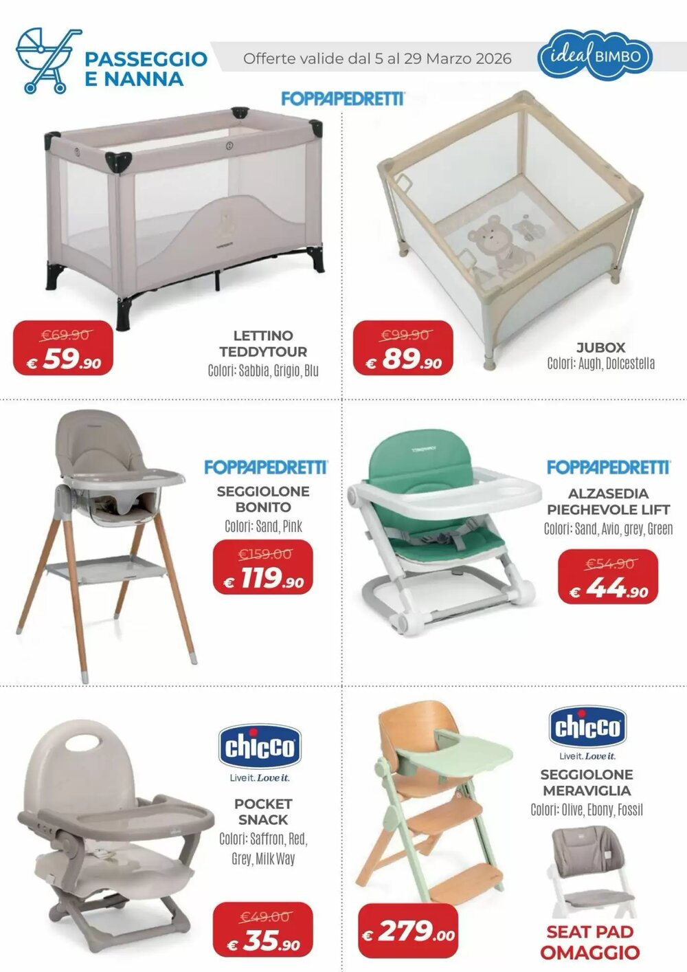 Volantino promozionale Ideal Bimbo  valide dal 05/03/2026 - Pagina 35.