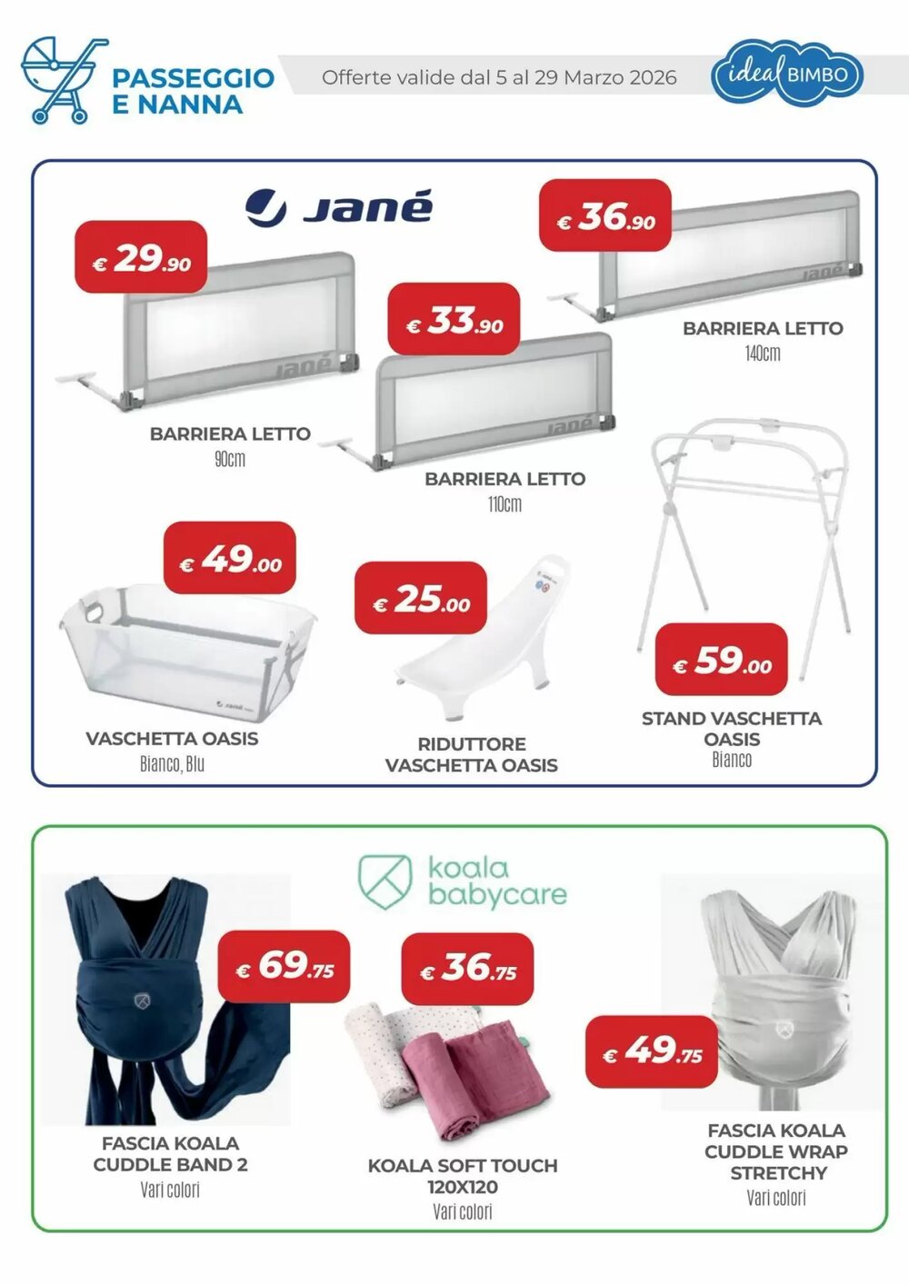 Volantino promozionale Ideal Bimbo  valide dal 05/03/2026 - Pagina 38.