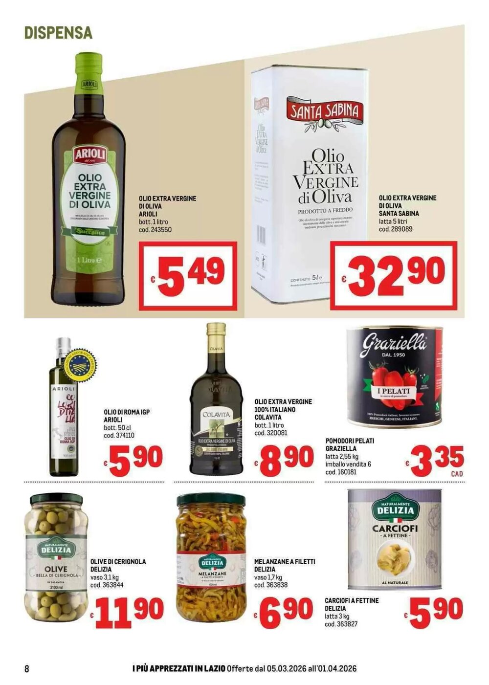 Volantino promozionale Metro  valide dal 05/03/2026 - Pagina 8.