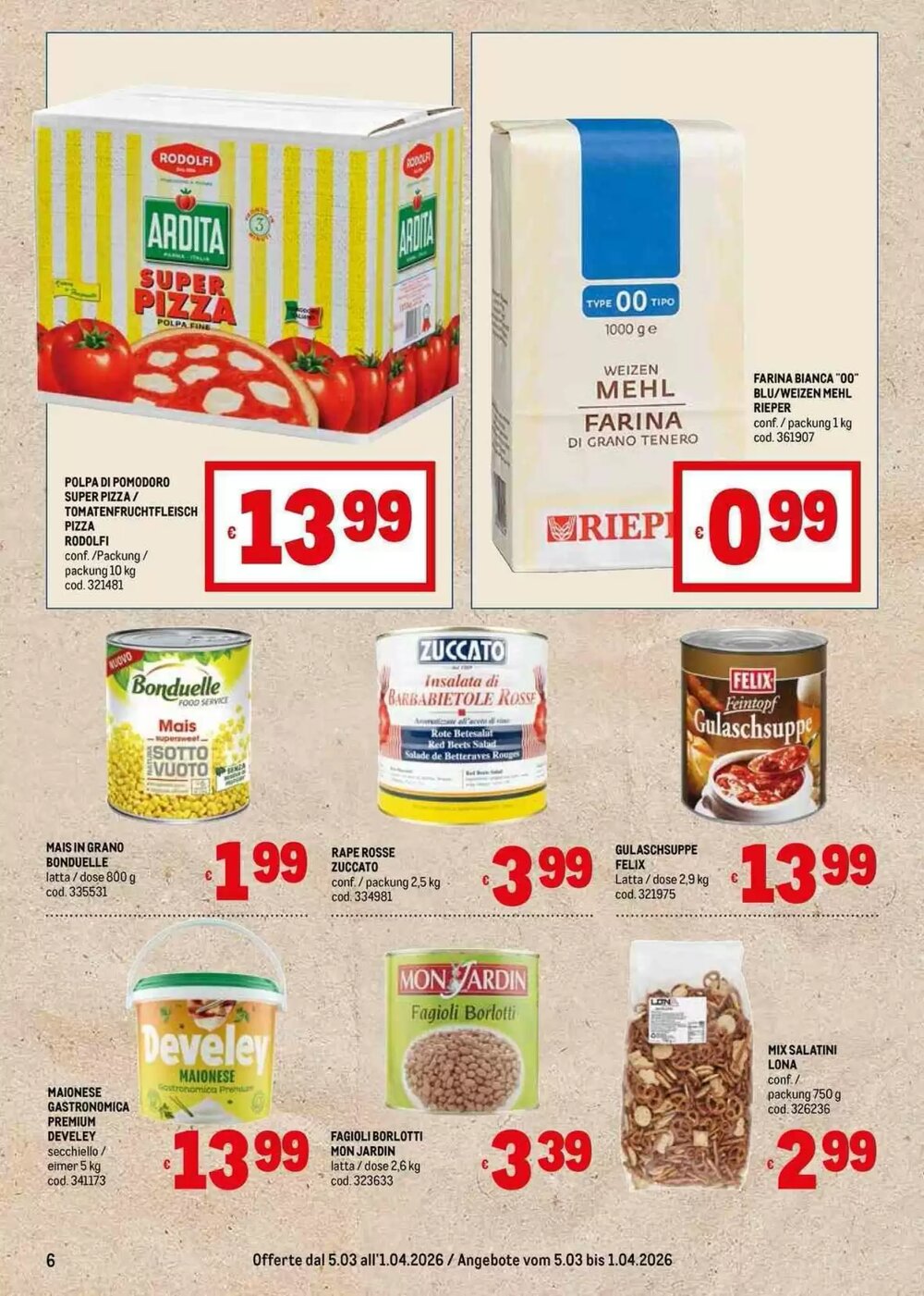 Volantino promozionale Metro  valide dal 05/03/2026 - Pagina 6.