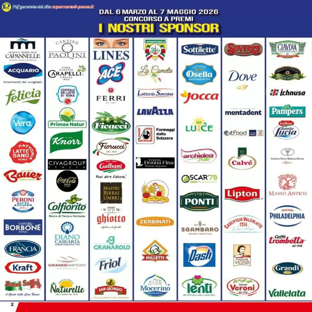 Volantino promozionale Pewex  valide dal 06/03/2026 - Pagina 2.