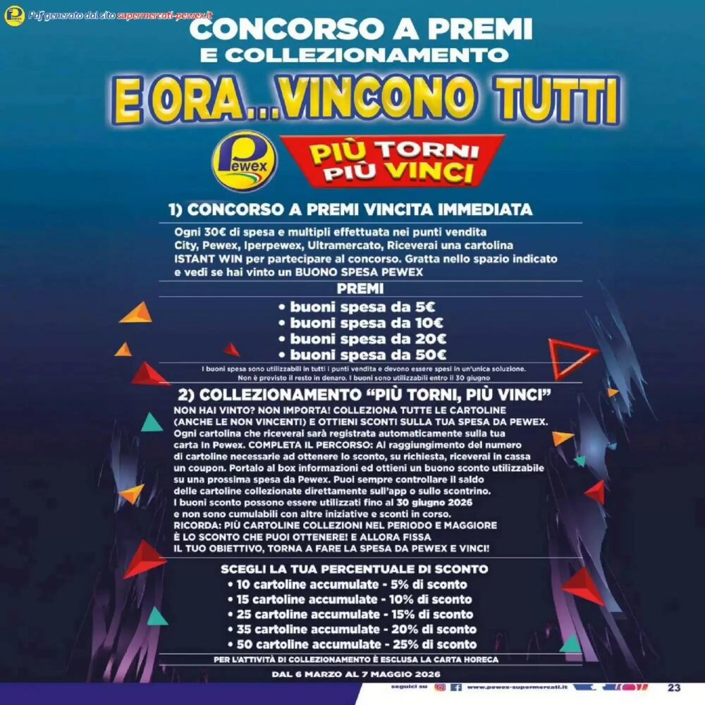Volantino promozionale Pewex  valide dal 06/03/2026 - Pagina 23.