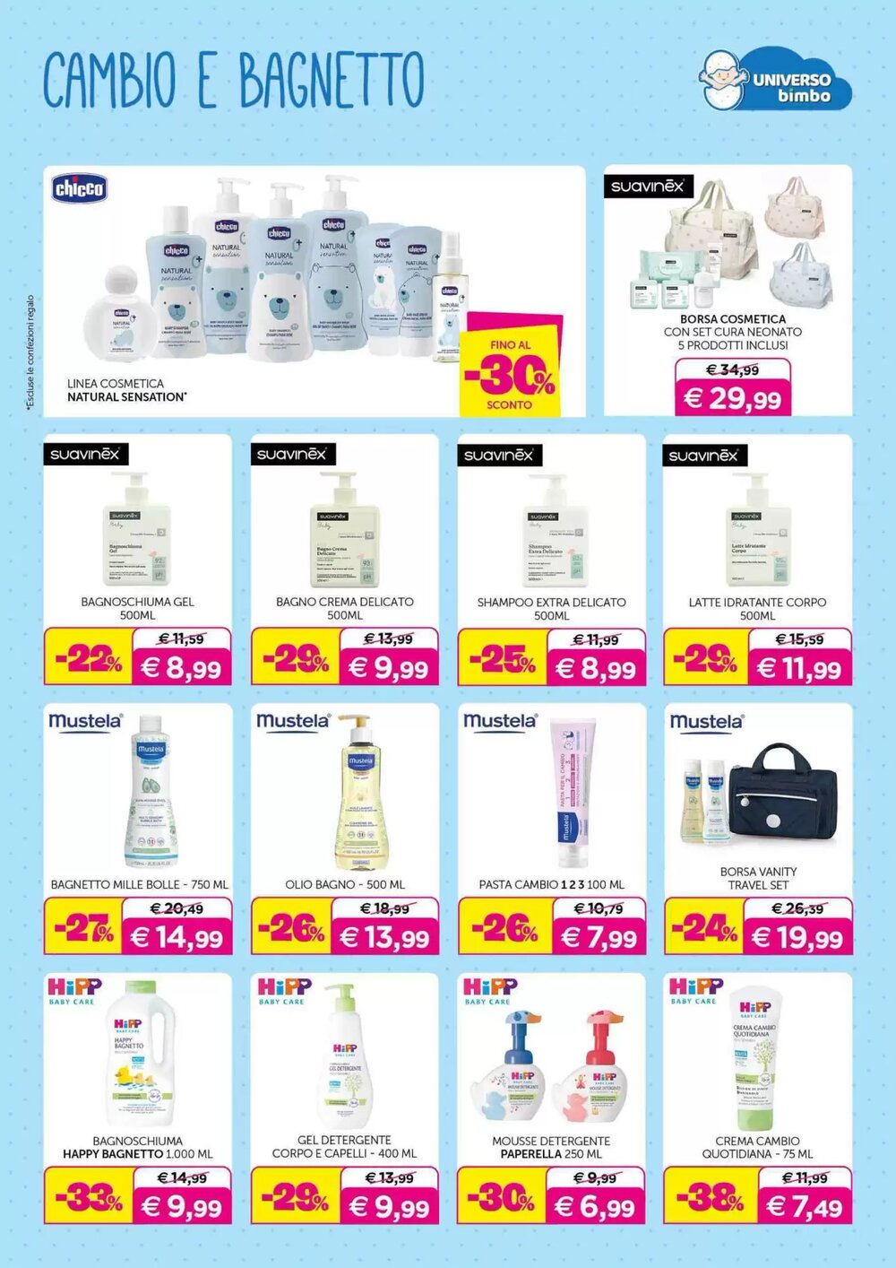 Volantino promozionale Universo Bimbo  valide dal 06/03/2026 - Pagina 14.