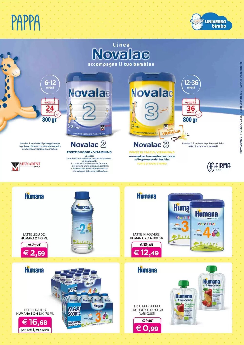 Volantino promozionale Universo Bimbo  valide dal 06/03/2026 - Pagina 18.
