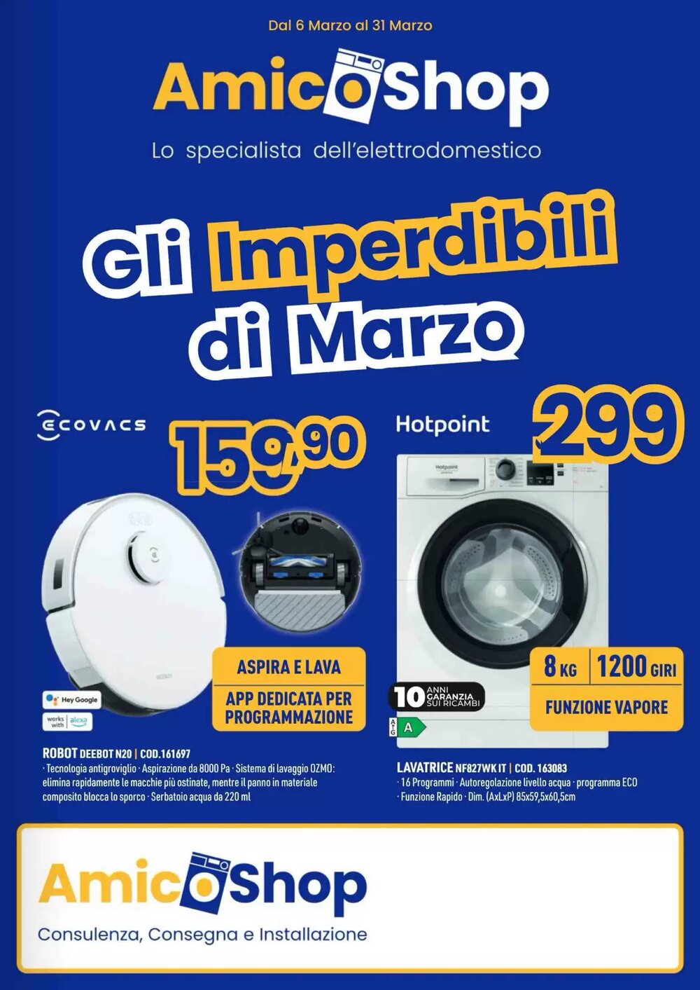 Volantino promozionale AmiCo Shop  valide dal 06/03/2026 - Pagina 1.