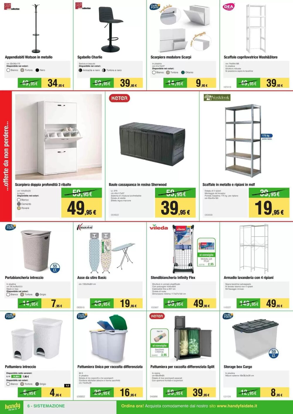 Volantino promozionale Handy fai da te  valide dal 07/03/2026 - Pagina 6.