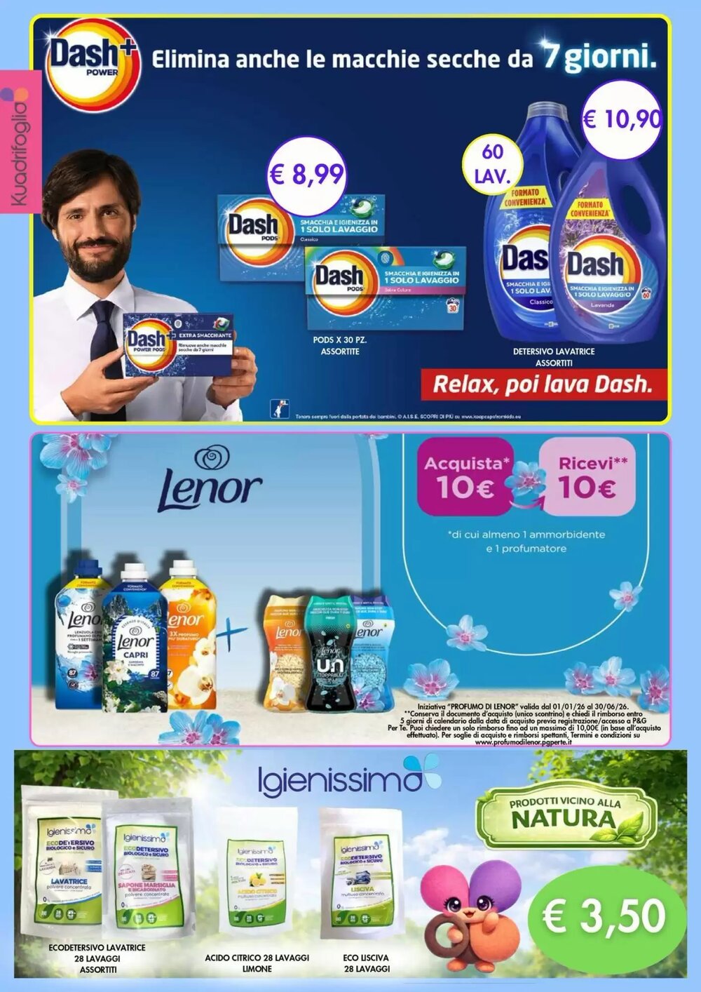 Volantino promozionale Kuadrifoglio  valide dal 09/03/2026 - Pagina 10.