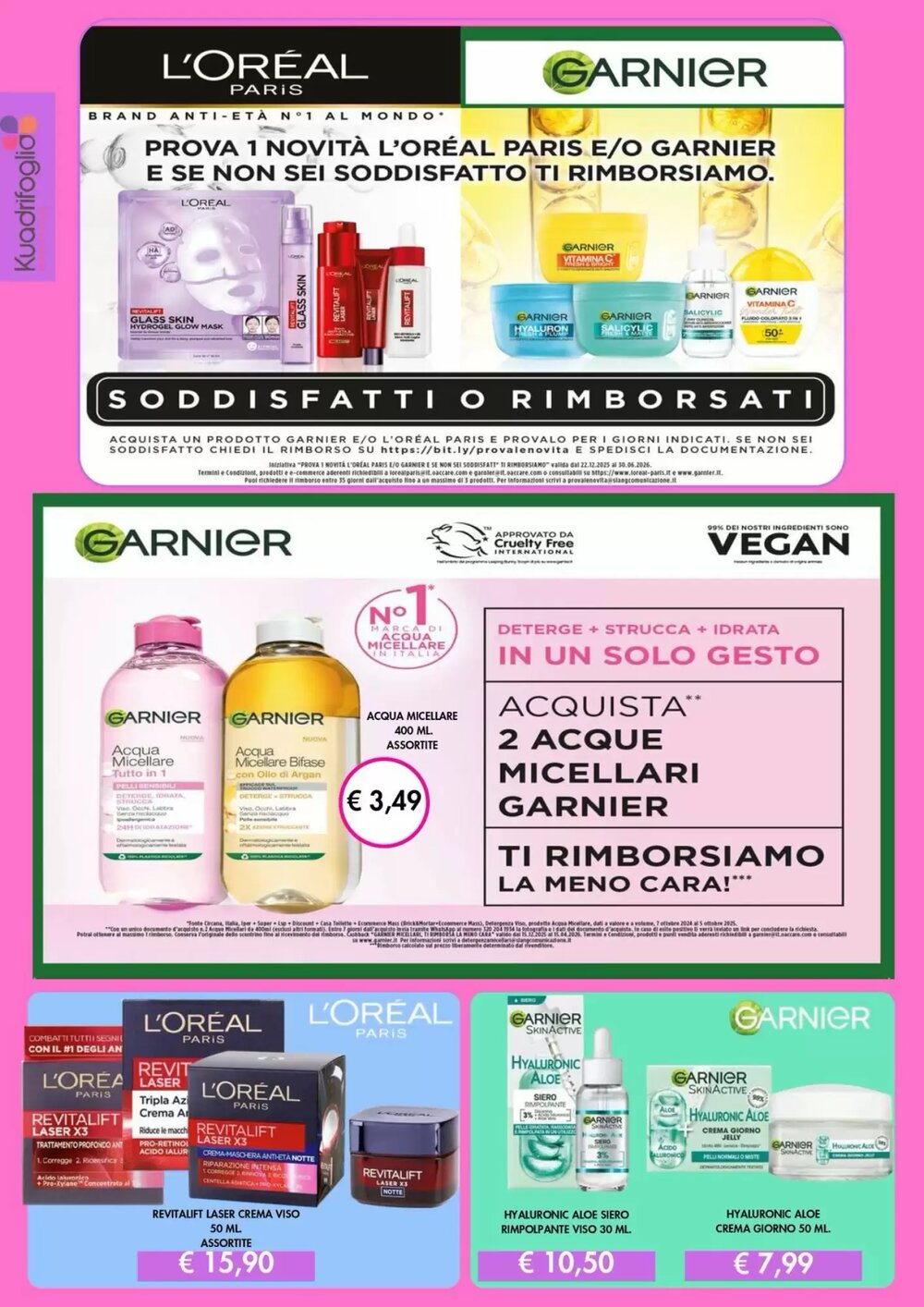 Volantino promozionale Kuadrifoglio  valide dal 09/03/2026 - Pagina 18.