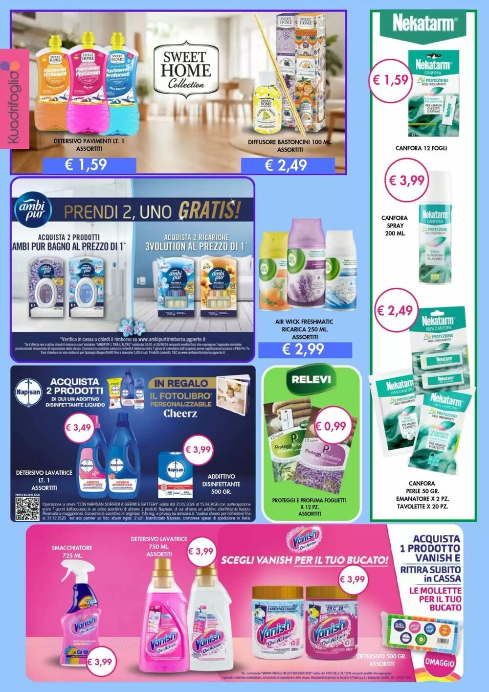 Volantino promozionale Kuadrifoglio  valide dal 09/03/2026 - Pagina 8.