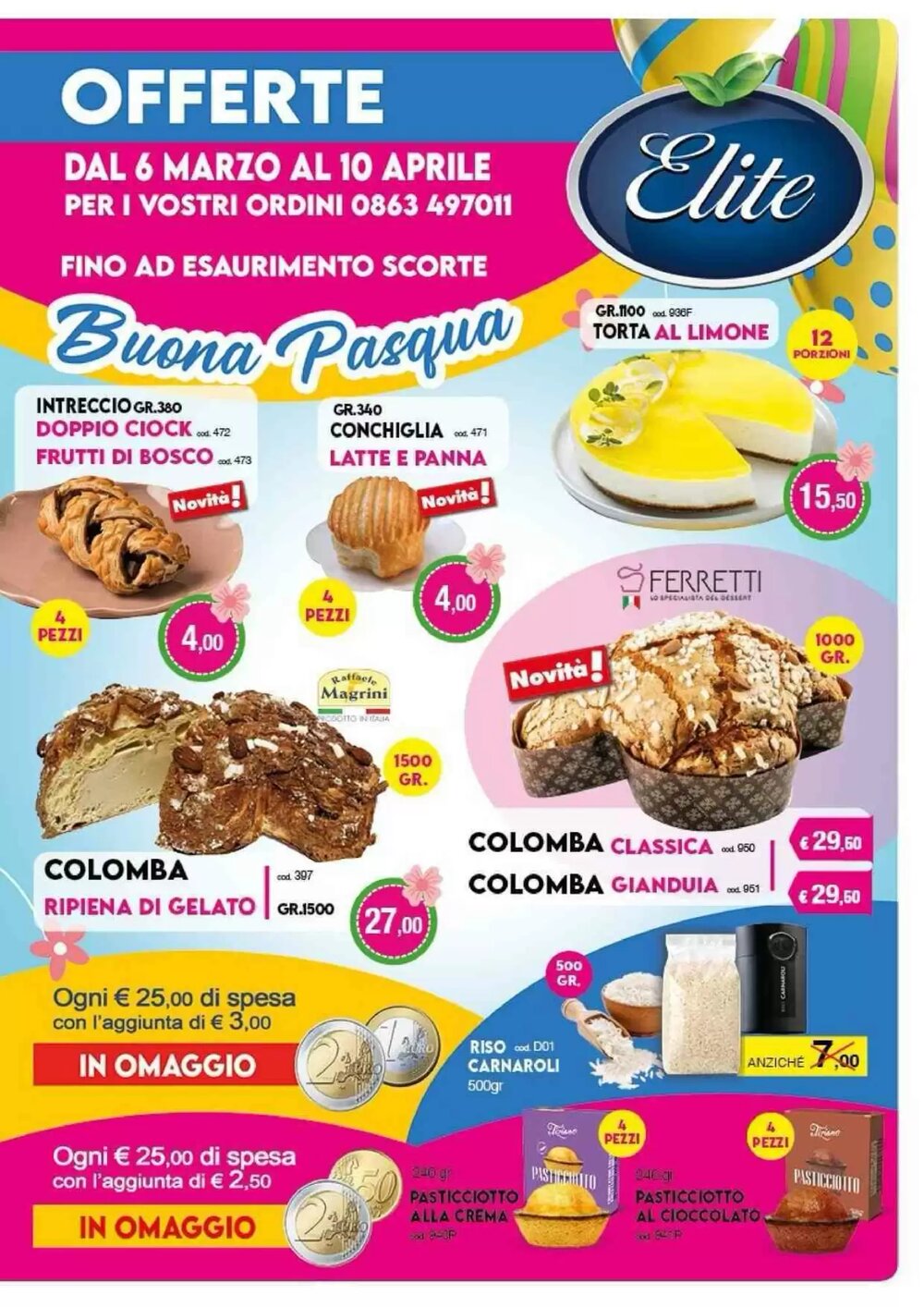 Volantino promozionale Elite  valide dal 09/03/2026 - Pagina 1.