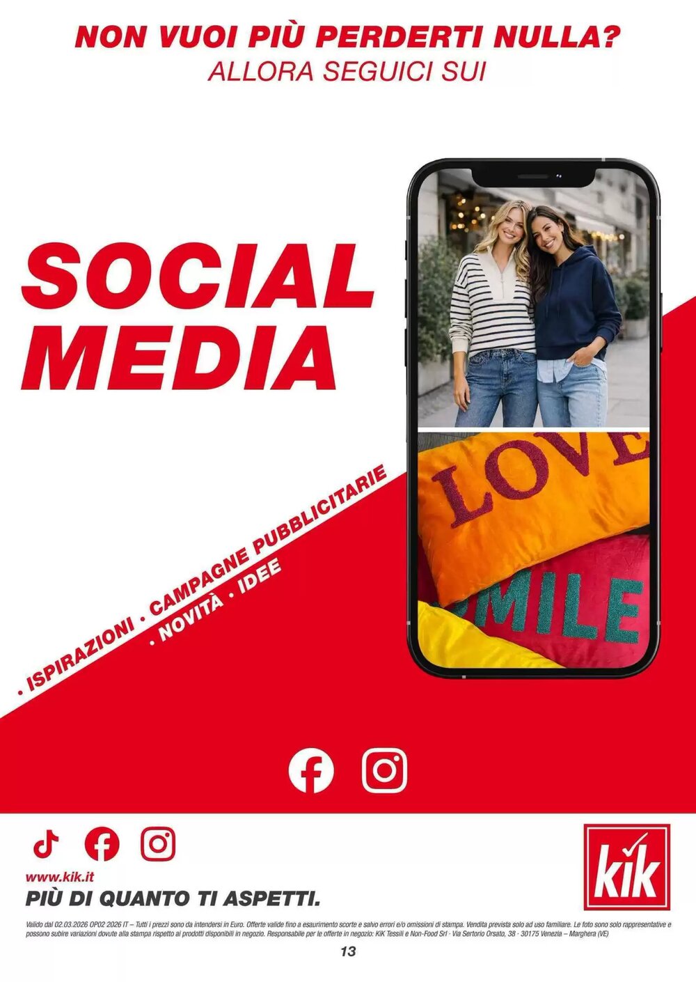 Volantino promozionale KiK  valide dal 09/03/2026 - Pagina 13.