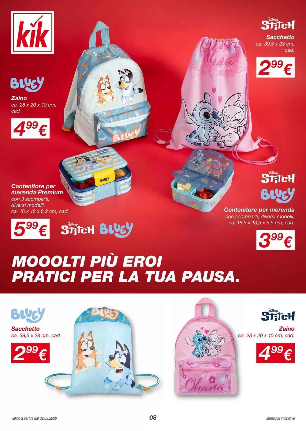 Volantino promozionale KiK  valide dal 09/03/2026 - Pagina 8.