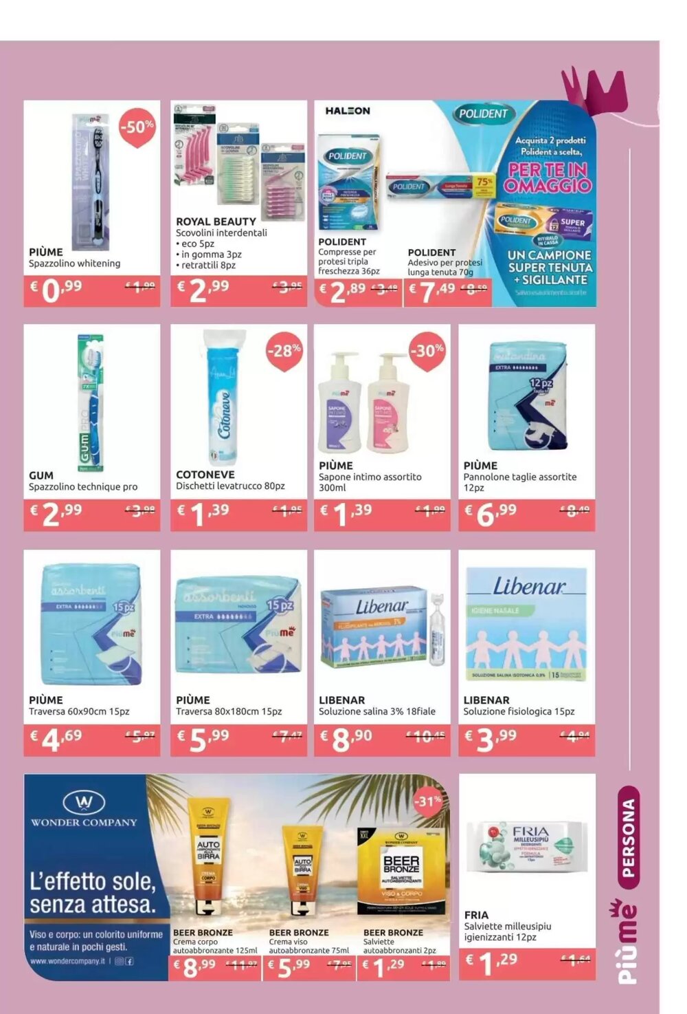 Volantino promozionale PiùMe  valide dal 09/03/2026 - Pagina 17.