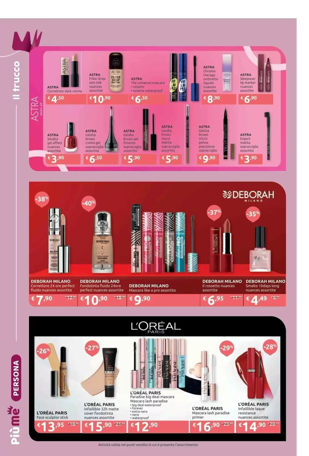 Volantino promozionale PiùMe  valide dal 09/03/2026 - Pagina 22.