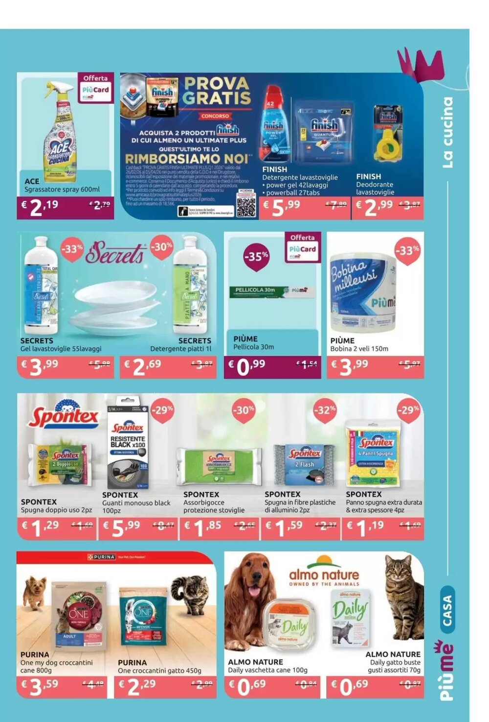 Volantino promozionale PiùMe  valide dal 09/03/2026 - Pagina 7.