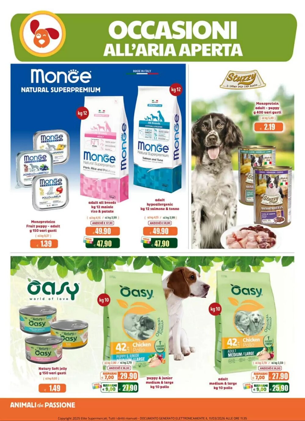 Volantino promozionale Elite Pet  valide dal 11/03/2026 - Pagina 11.