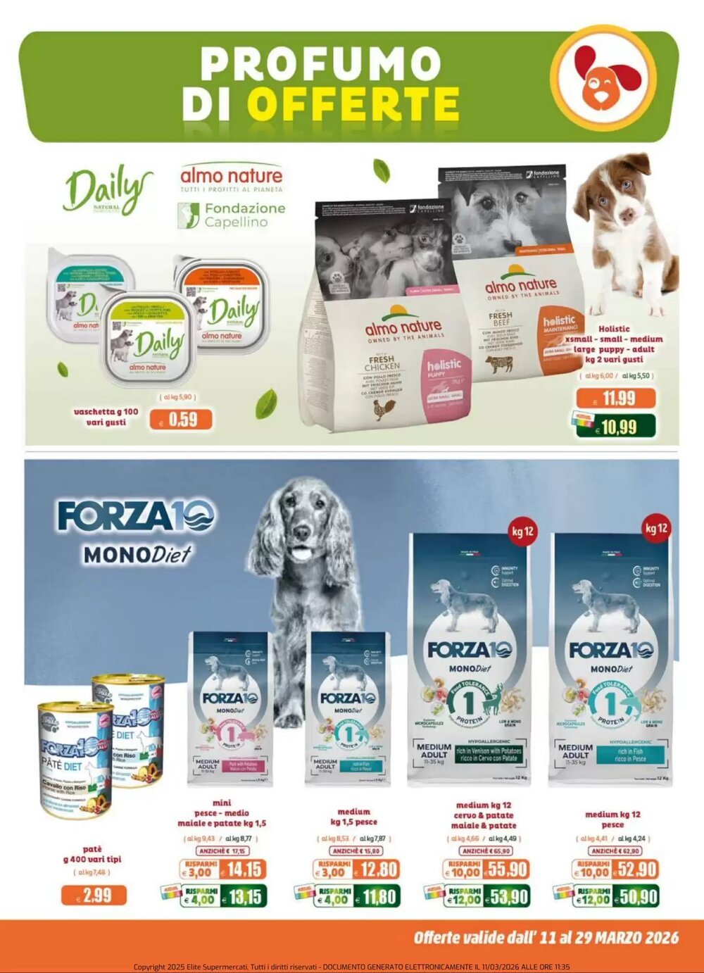 Volantino promozionale Elite Pet  valide dal 11/03/2026 - Pagina 12.