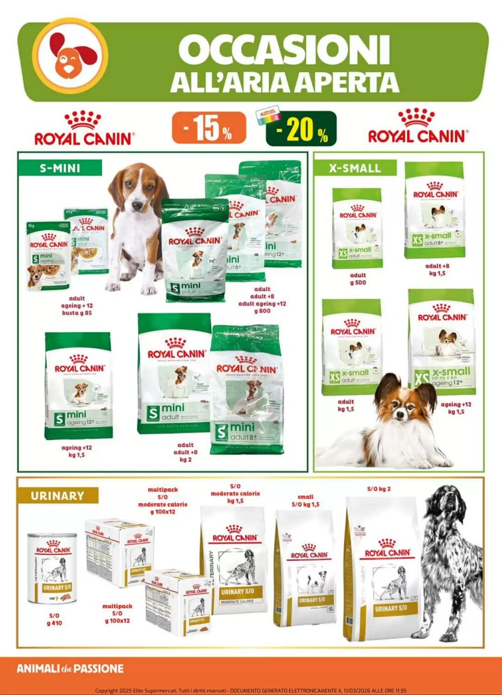 Volantino promozionale Elite Pet  valide dal 11/03/2026 - Pagina 9.