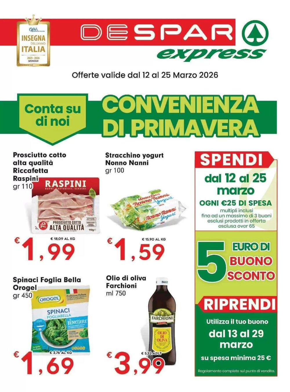Volantino promozionale Despar  valide dal 12/03/2026 - Pagina 1.