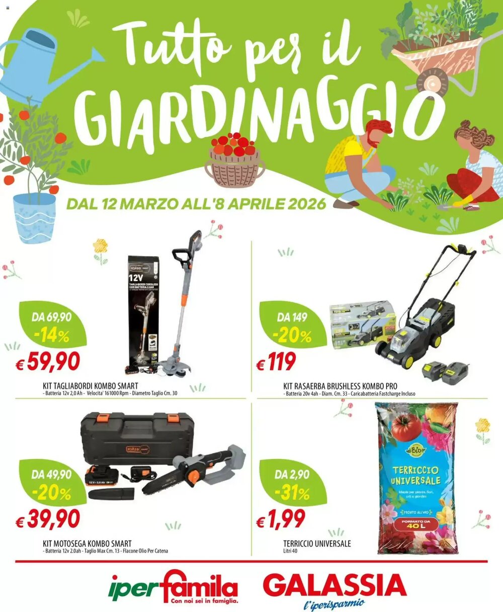 Volantino promozionale IperFamila  valide dal 12/03/2026 - Pagina 1.