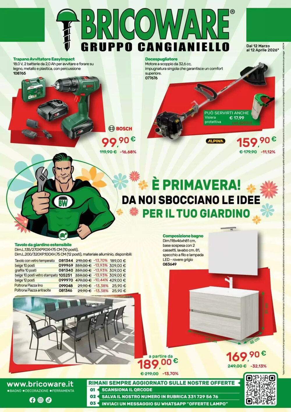 Volantino promozionale Bricoware  valide dal 12/03/2026 - Pagina 1.