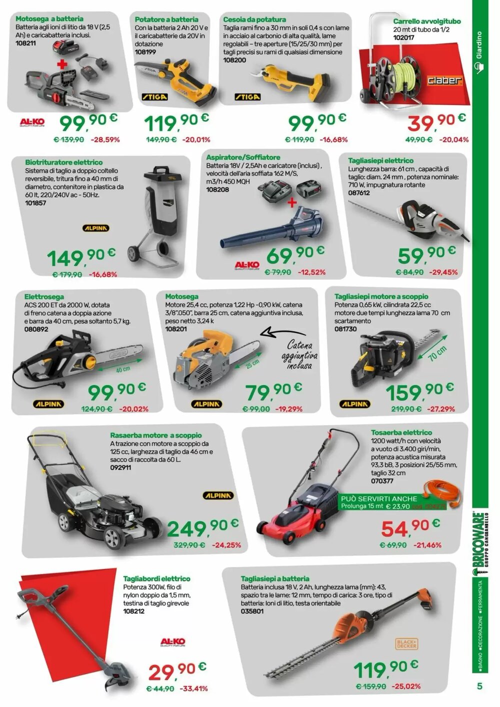 Volantino promozionale Bricoware  valide dal 12/03/2026 - Pagina 7.