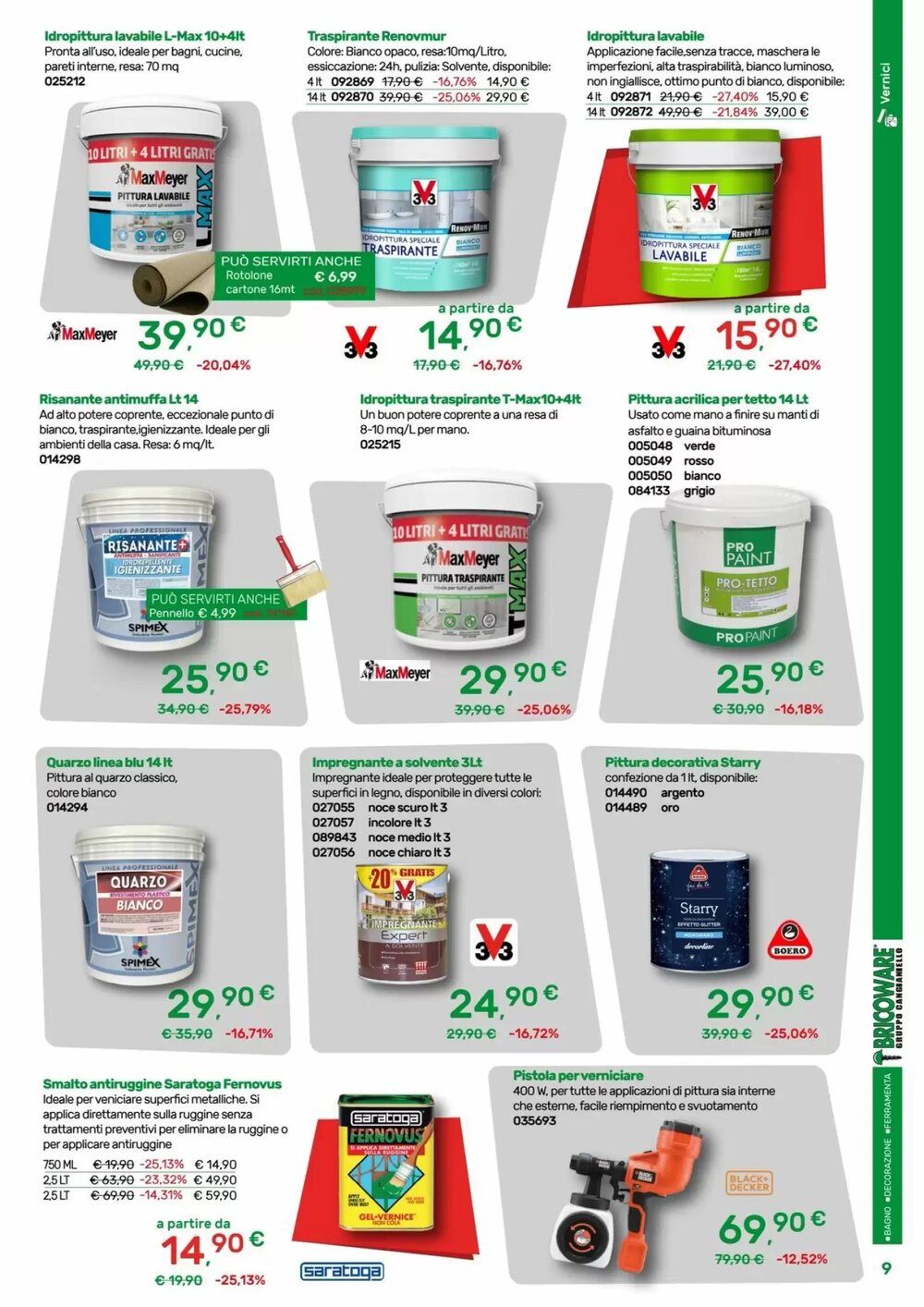 Volantino promozionale Bricoware  valide dal 12/03/2026 - Pagina 9.