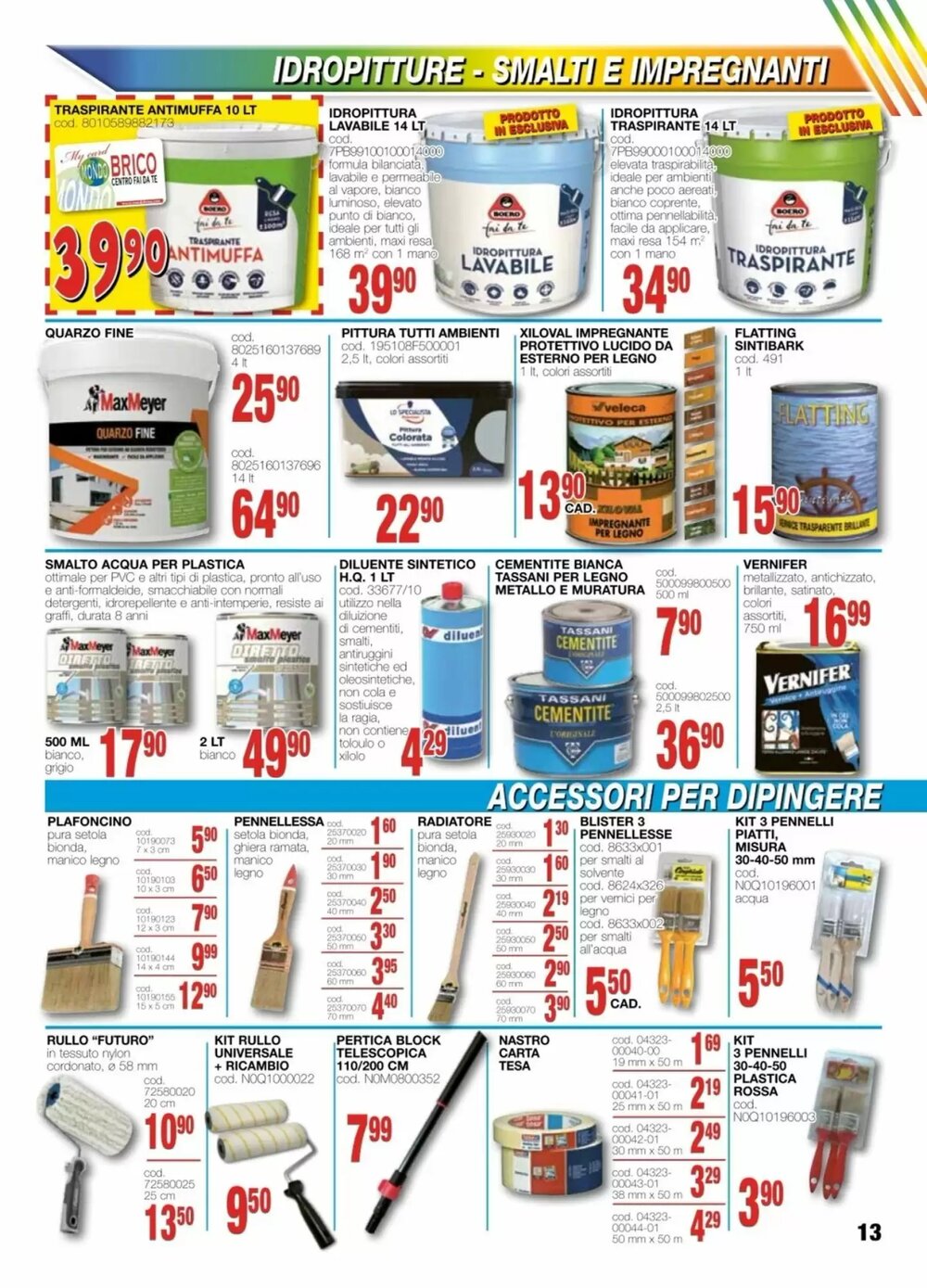 Volantino promozionale Mondo Brico  valide dal 12/03/2026 - Pagina 13.