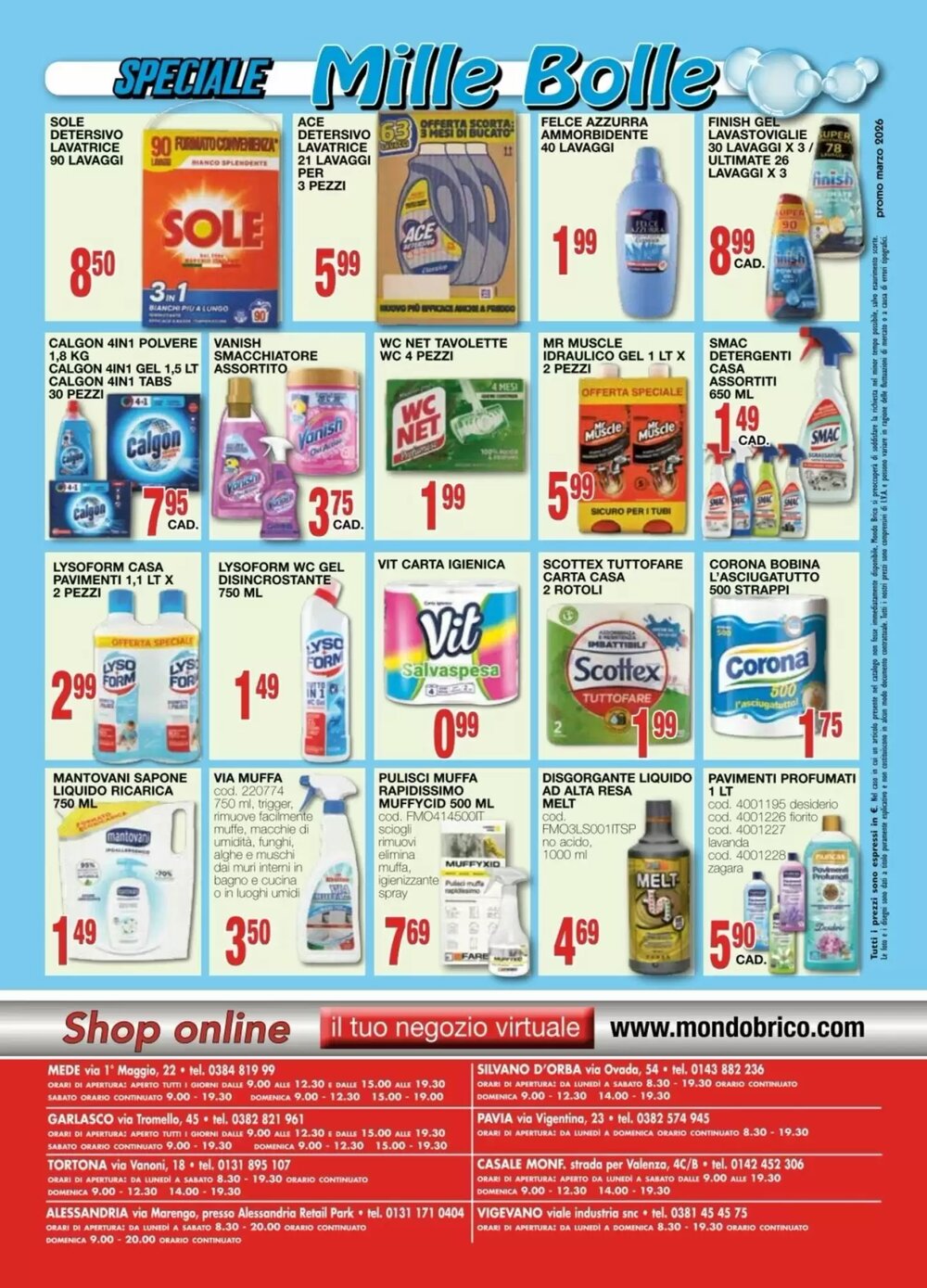 Volantino promozionale Mondo Brico  valide dal 12/03/2026 - Pagina 16.