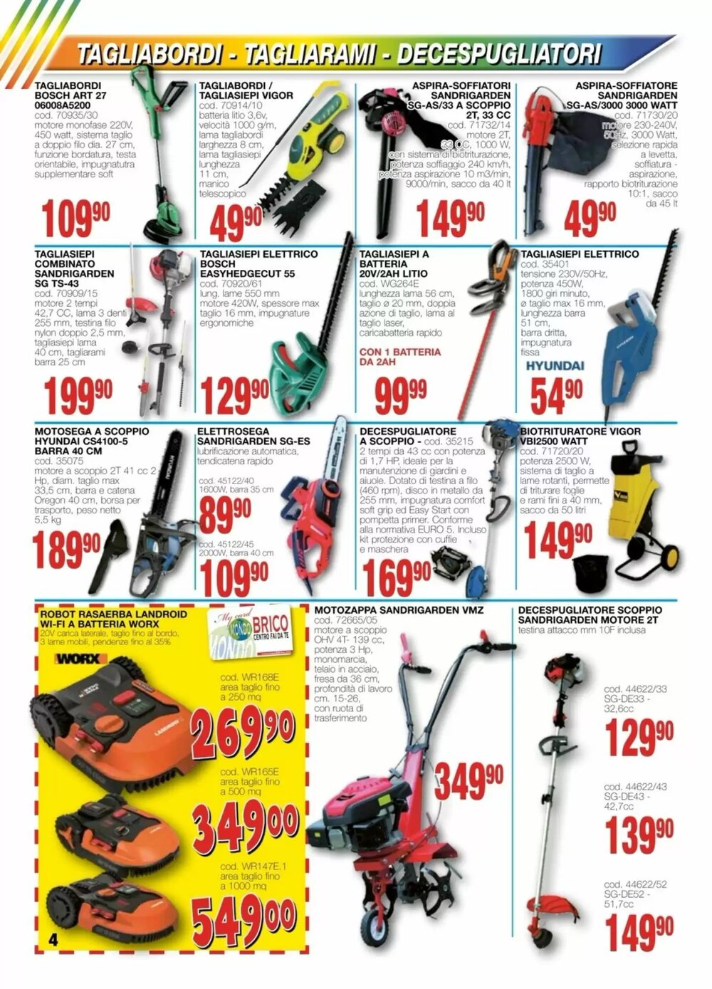 Volantino promozionale Mondo Brico  valide dal 12/03/2026 - Pagina 4.