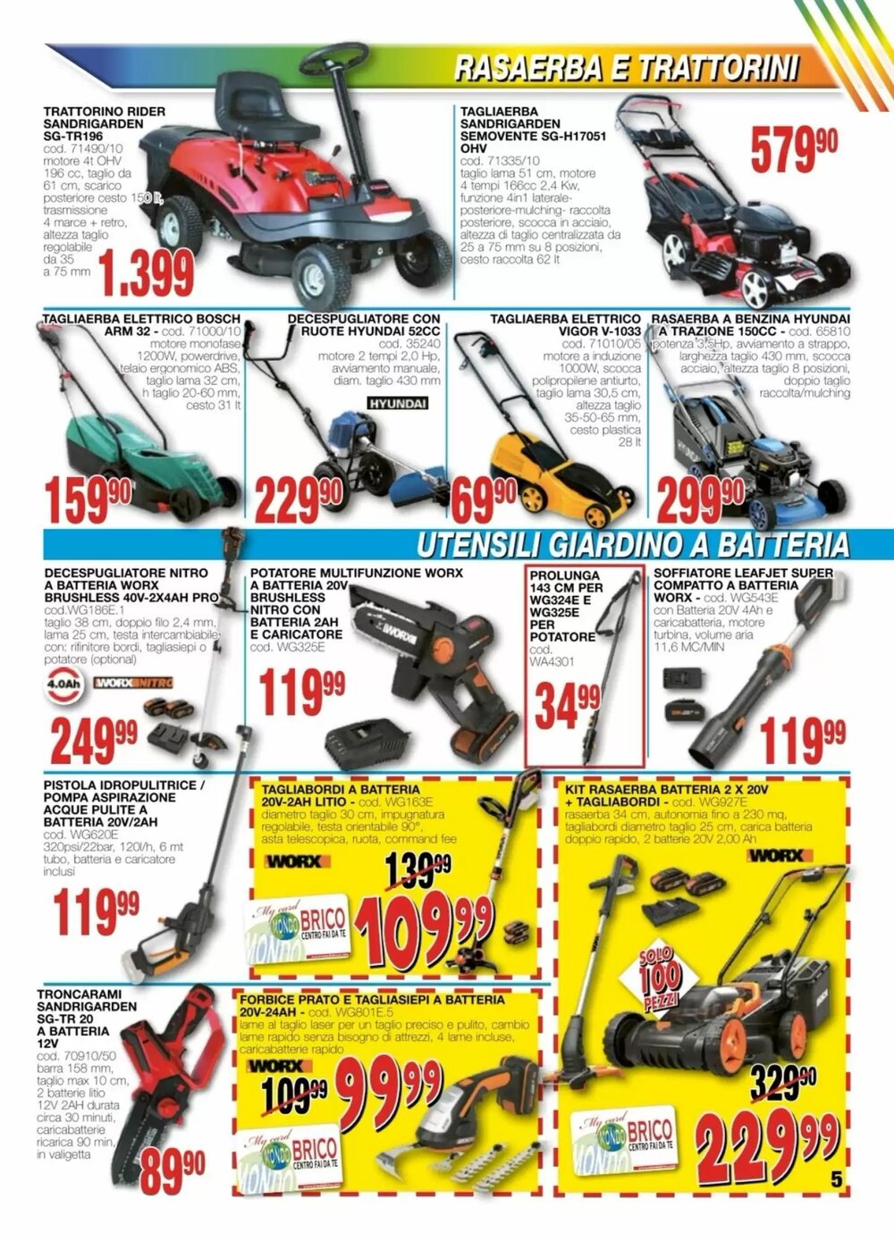 Volantino promozionale Mondo Brico  valide dal 12/03/2026 - Pagina 5.