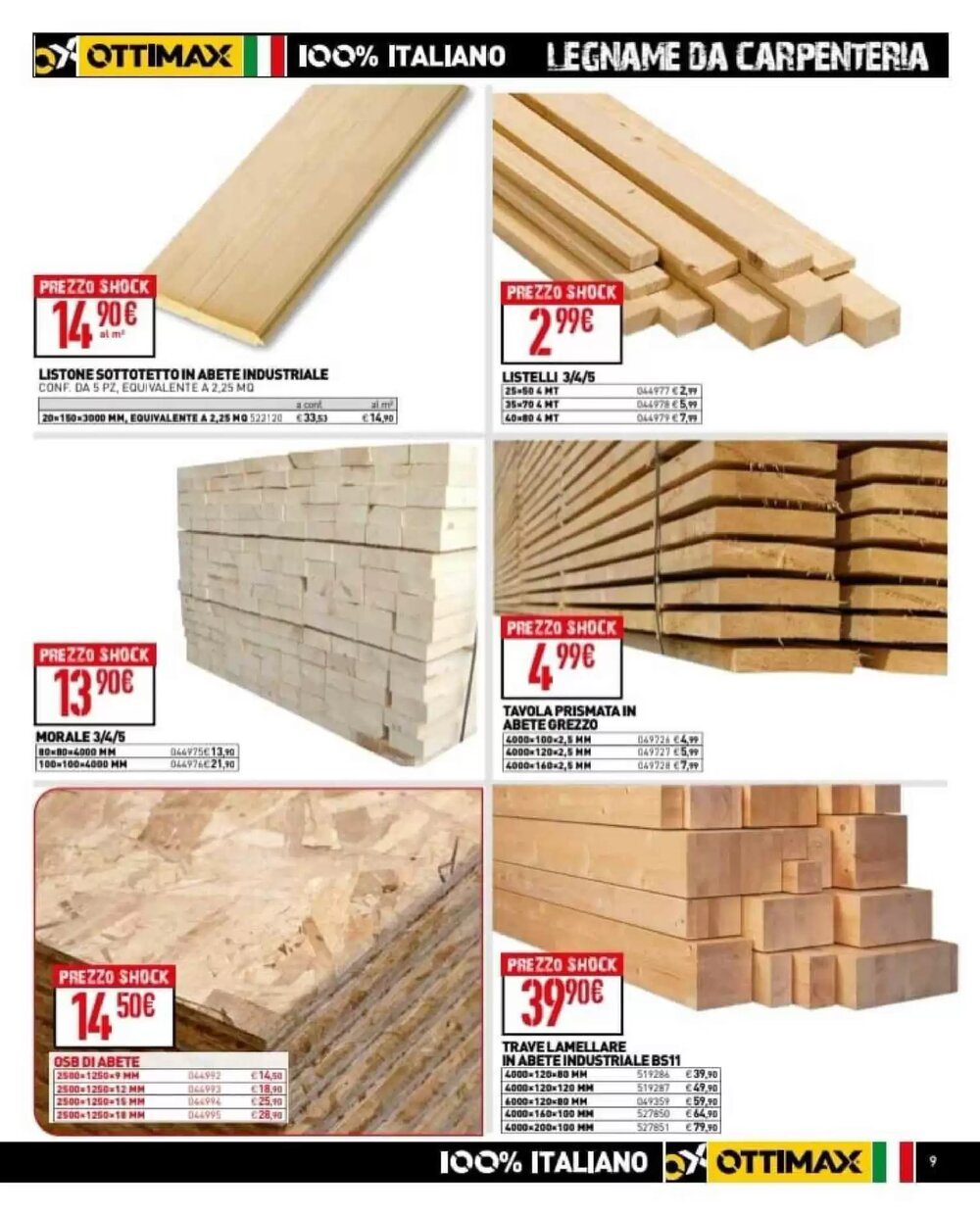 Volantino promozionale Ottimax  valide dal 16/03/2026 - Pagina 9.