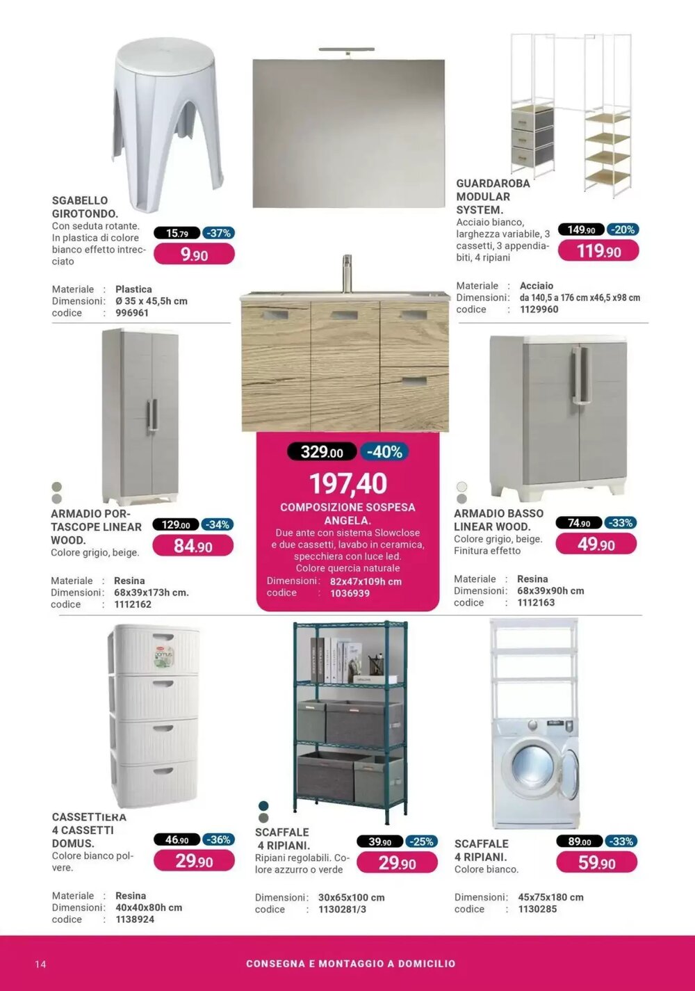 Volantino promozionale Cfadda  valide dal 18/03/2026 - Pagina 14.