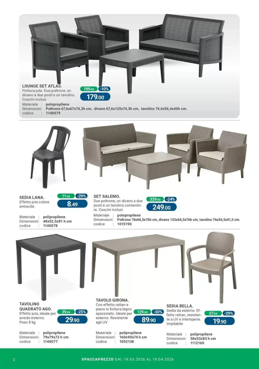 Volantino promozionale Cfadda  valide dal 18/03/2026 - Pagina 2.