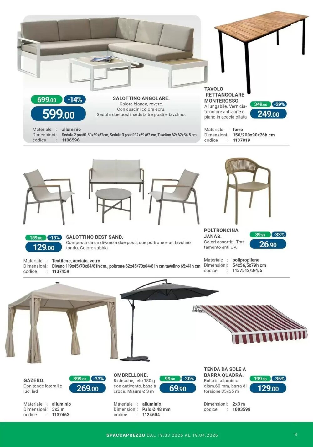 Volantino promozionale Cfadda  valide dal 18/03/2026 - Pagina 3.