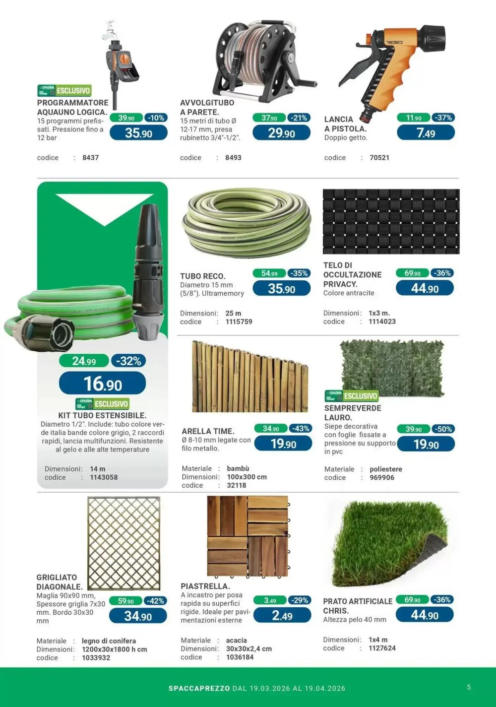 Volantino promozionale Cfadda  valide dal 18/03/2026 - Pagina 5.