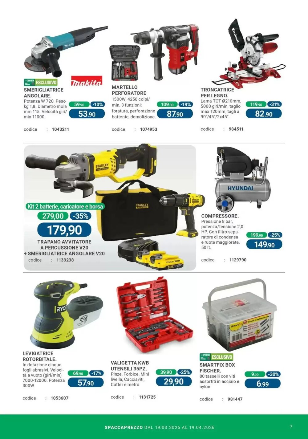 Volantino promozionale Cfadda  valide dal 18/03/2026 - Pagina 7.