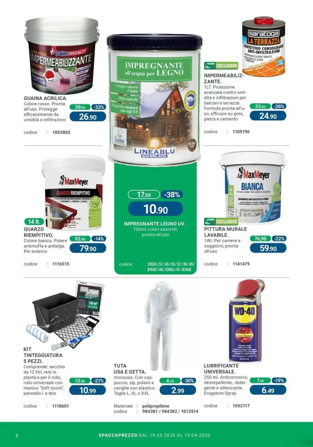 Volantino promozionale Cfadda  valide dal 18/03/2026 - Pagina 8.