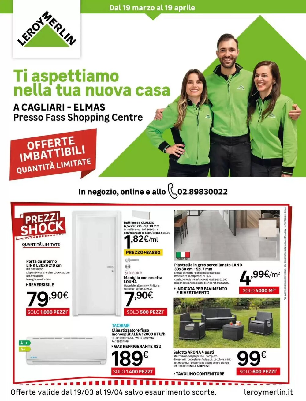 Volantino promozionale Leroy Merlin  valide dal 18/03/2026 - Pagina 1.