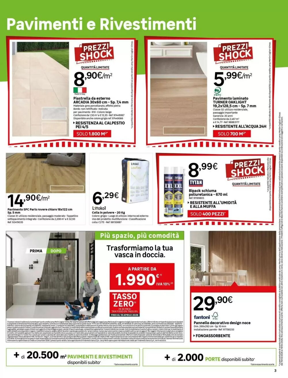 Volantino promozionale Leroy Merlin  valide dal 18/03/2026 - Pagina 3.
