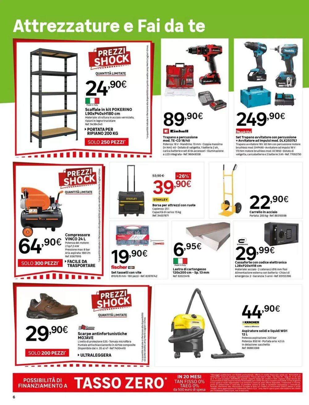 Volantino promozionale Leroy Merlin  valide dal 18/03/2026 - Pagina 6.