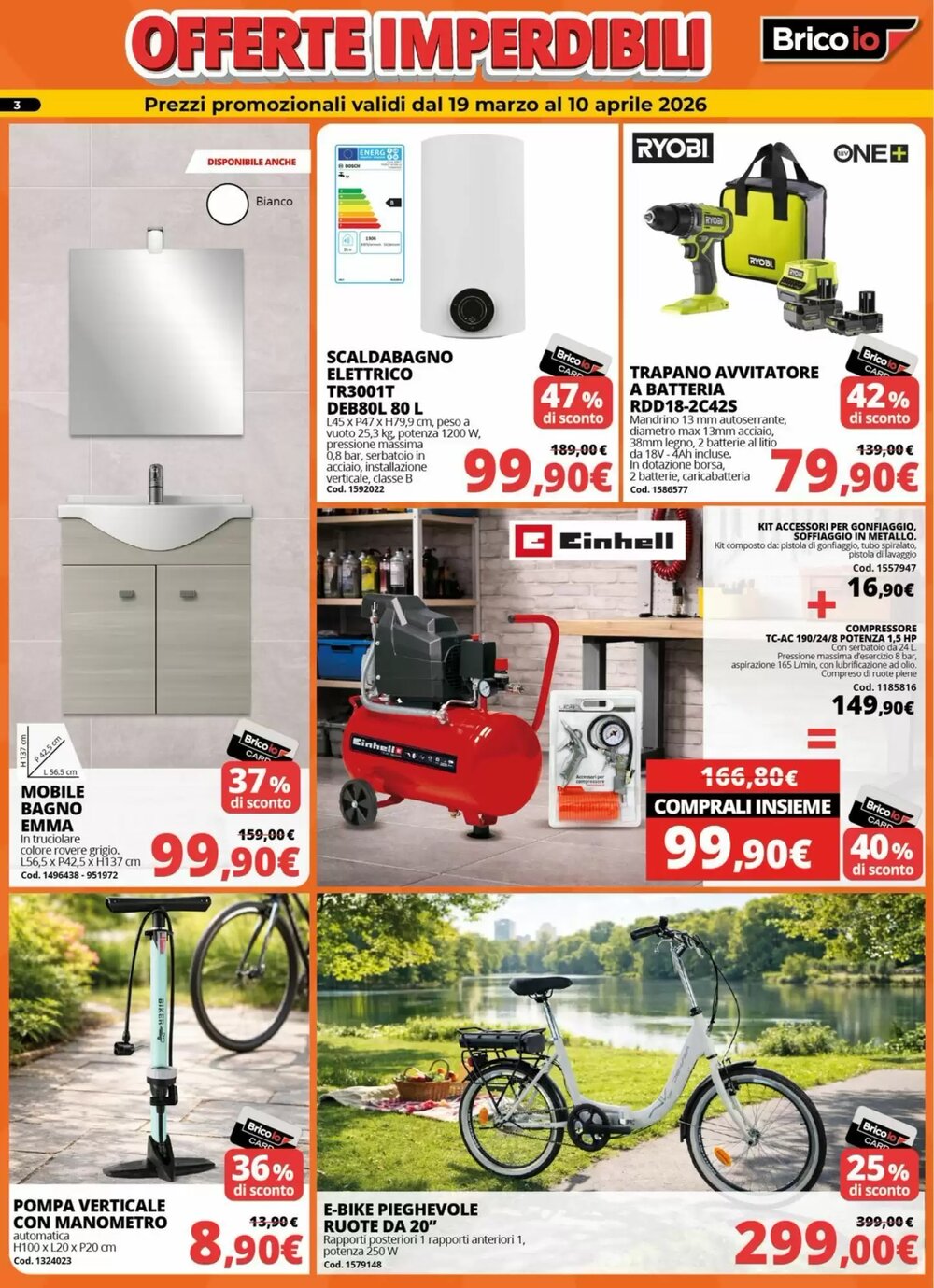 Volantino promozionale Brico Io  valide dal 19/03/2026 - Pagina 3.